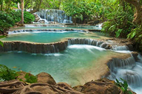 La cascade Kuang Si